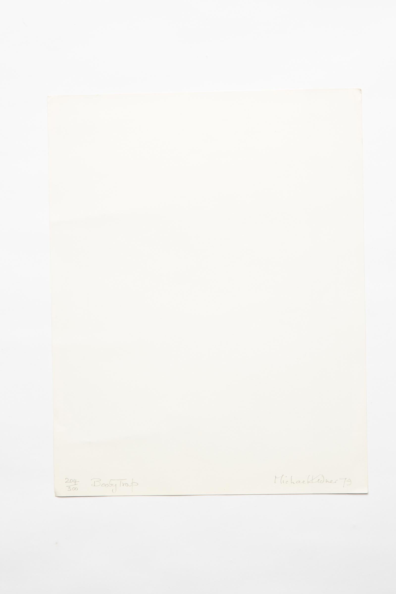 Michael Kidner „Booby Trap“ Op-Art-Fotolithographie „Booby Trap“ The Elastic Membrane 1979 (Englisch) im Angebot