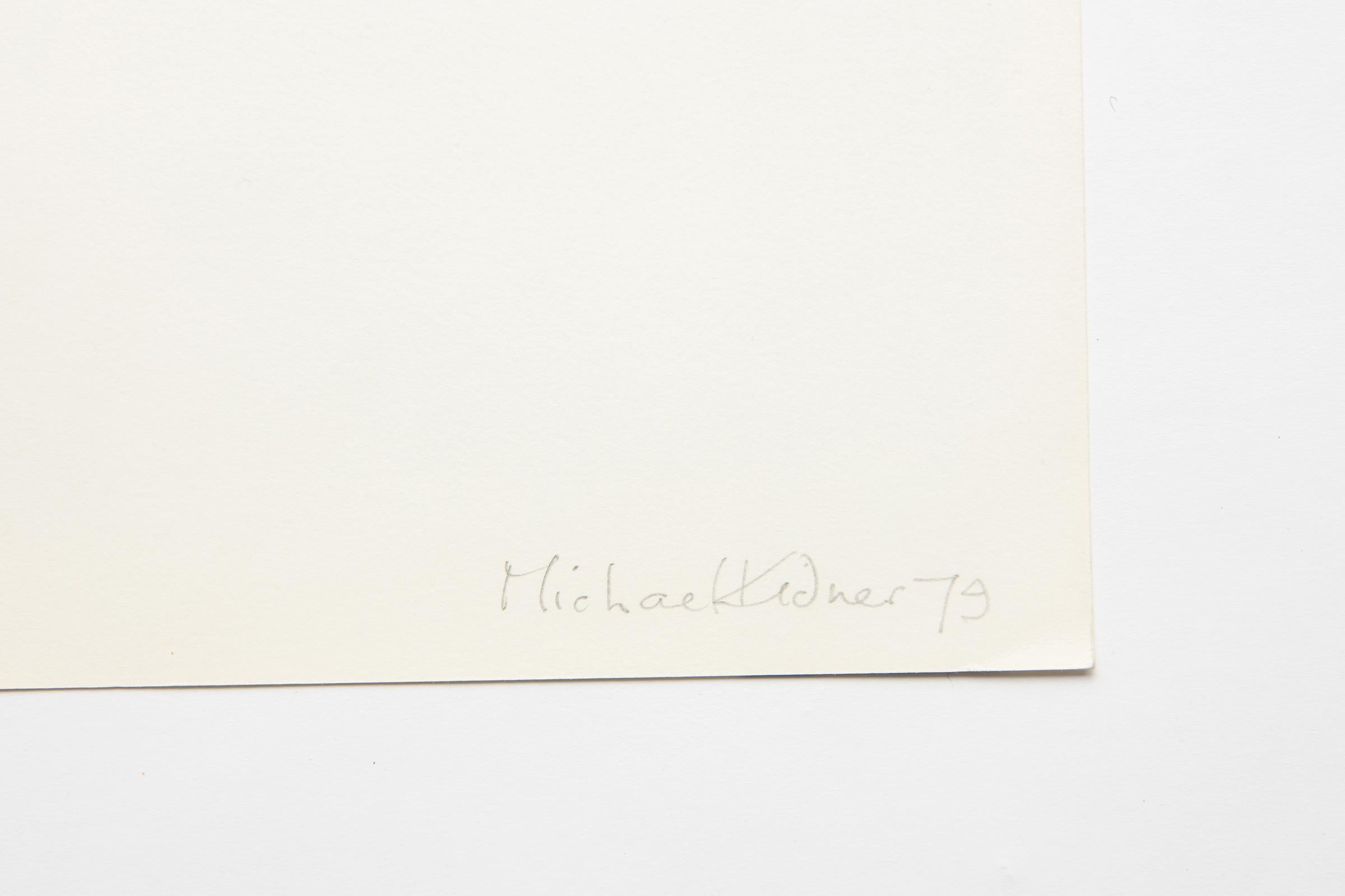 Michael Kidner „Booby Trap“ Op-Art-Fotolithographie „Booby Trap“ The Elastic Membrane 1979 (20. Jahrhundert) im Angebot