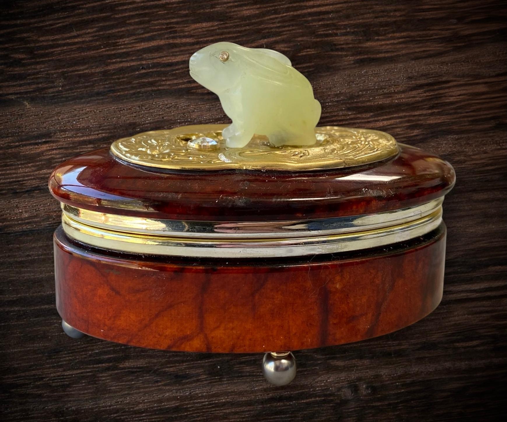 Taille mixte Michael Kneebone Bague obsidienne diamant calcédoine perle laiton doré en vente