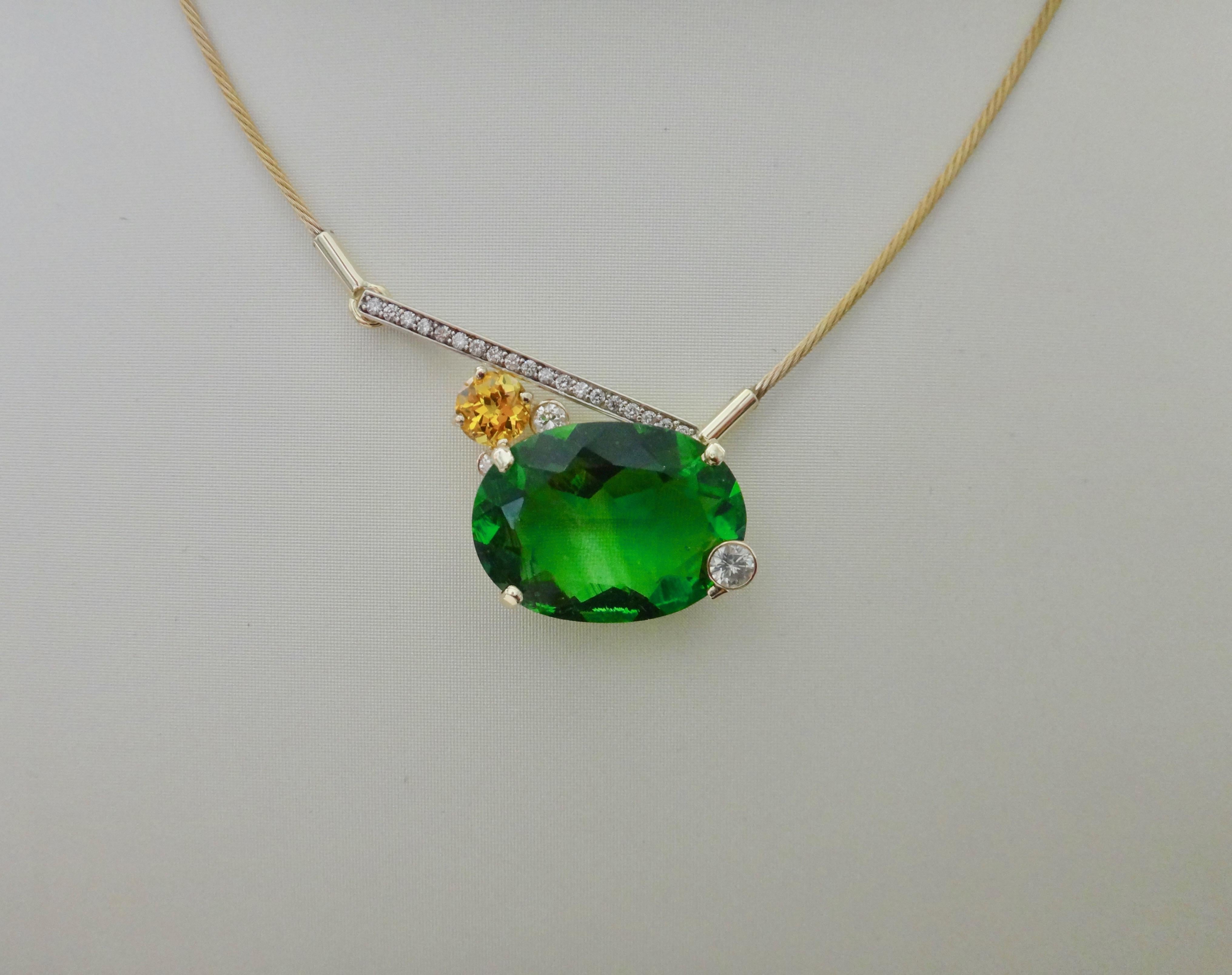 yellow moldavite