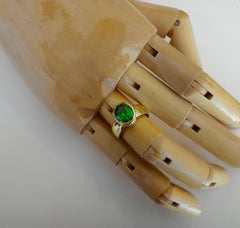Michael Kneebone Green Tourmaline Leah Ring