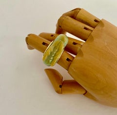 Michael Kneebone Jadeite Dragon Saddle Ring