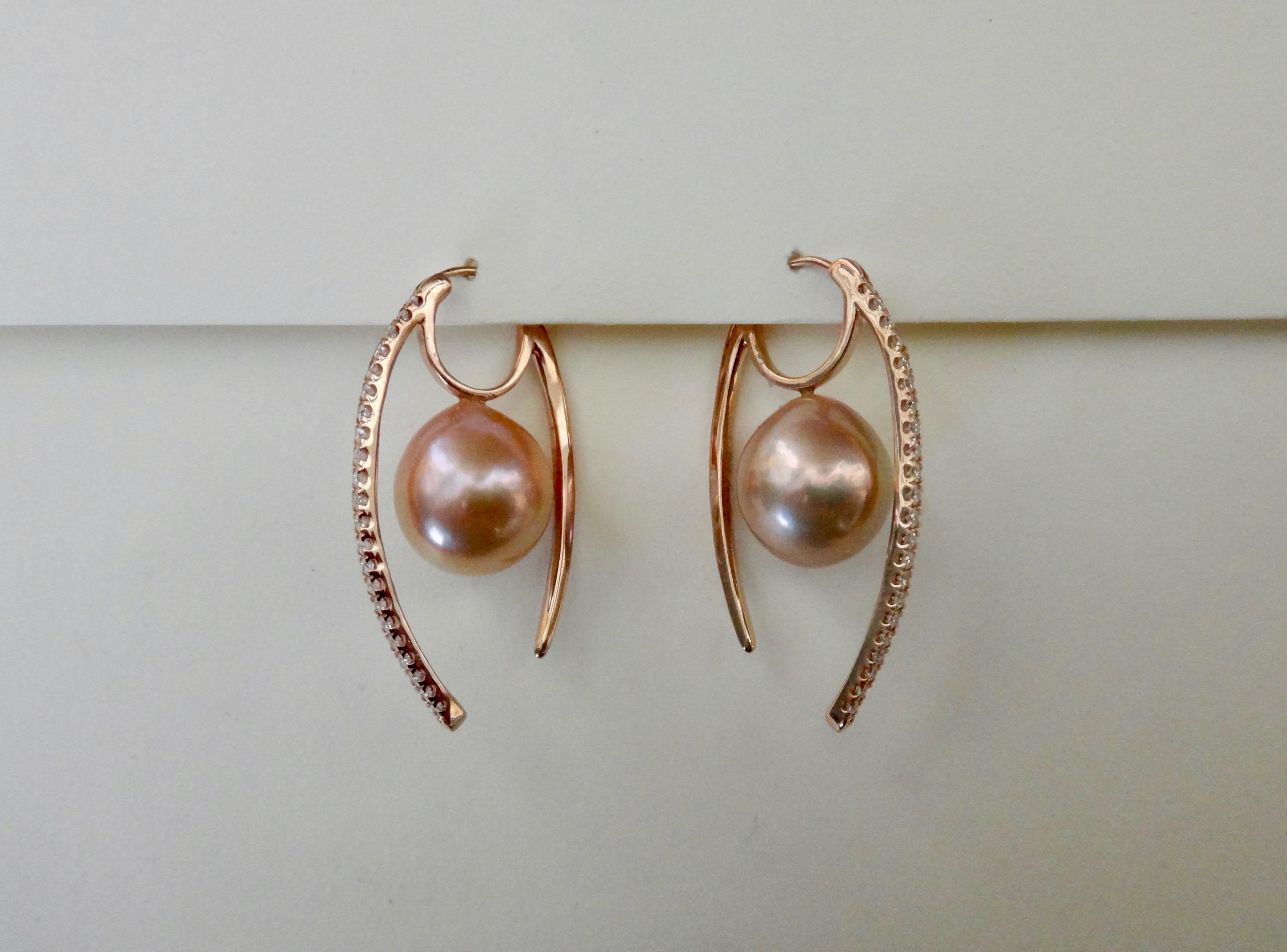 broken pearl earrings