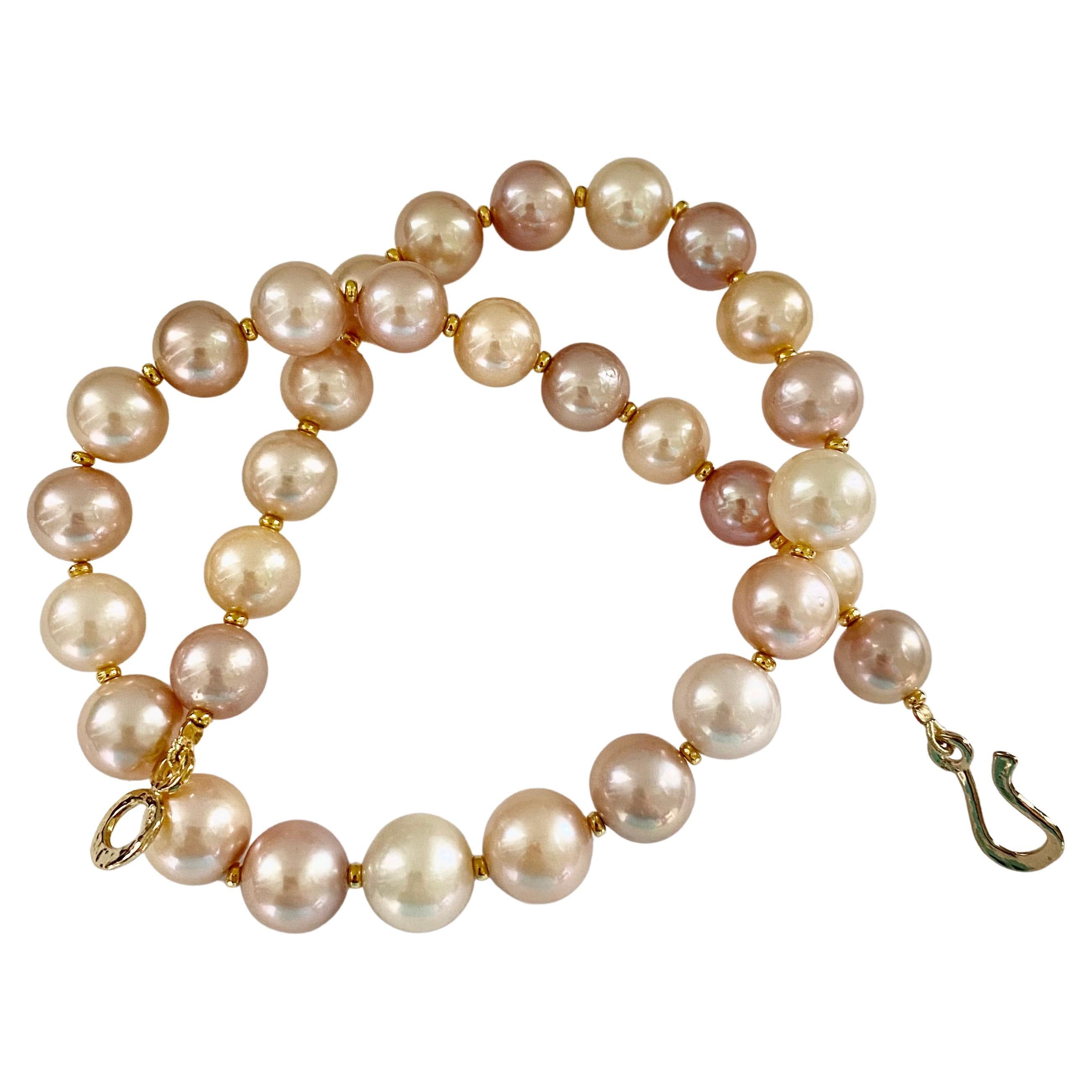 Michael Kneebone Multicolored Freshwater Pearl Necklace For Sale