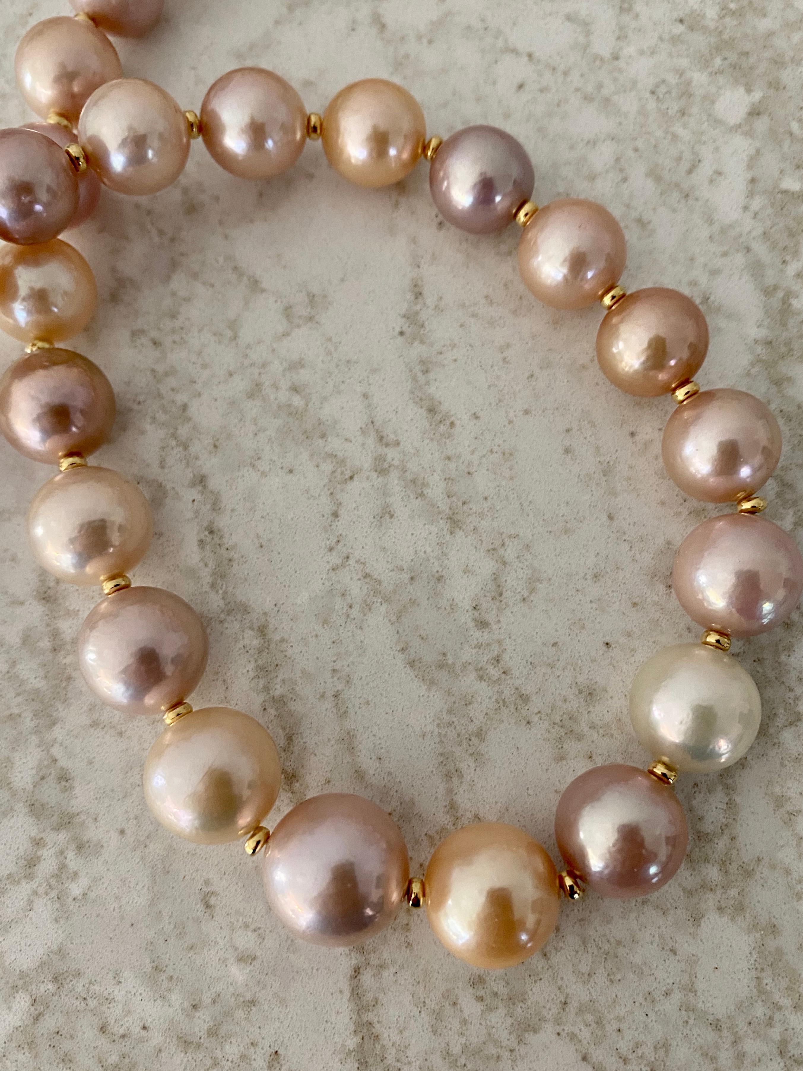 Women's Michael Kneebone Pastel Colored Pearl Necklace