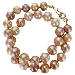 Michael Kneebone Pastel Colored Pearl Necklace