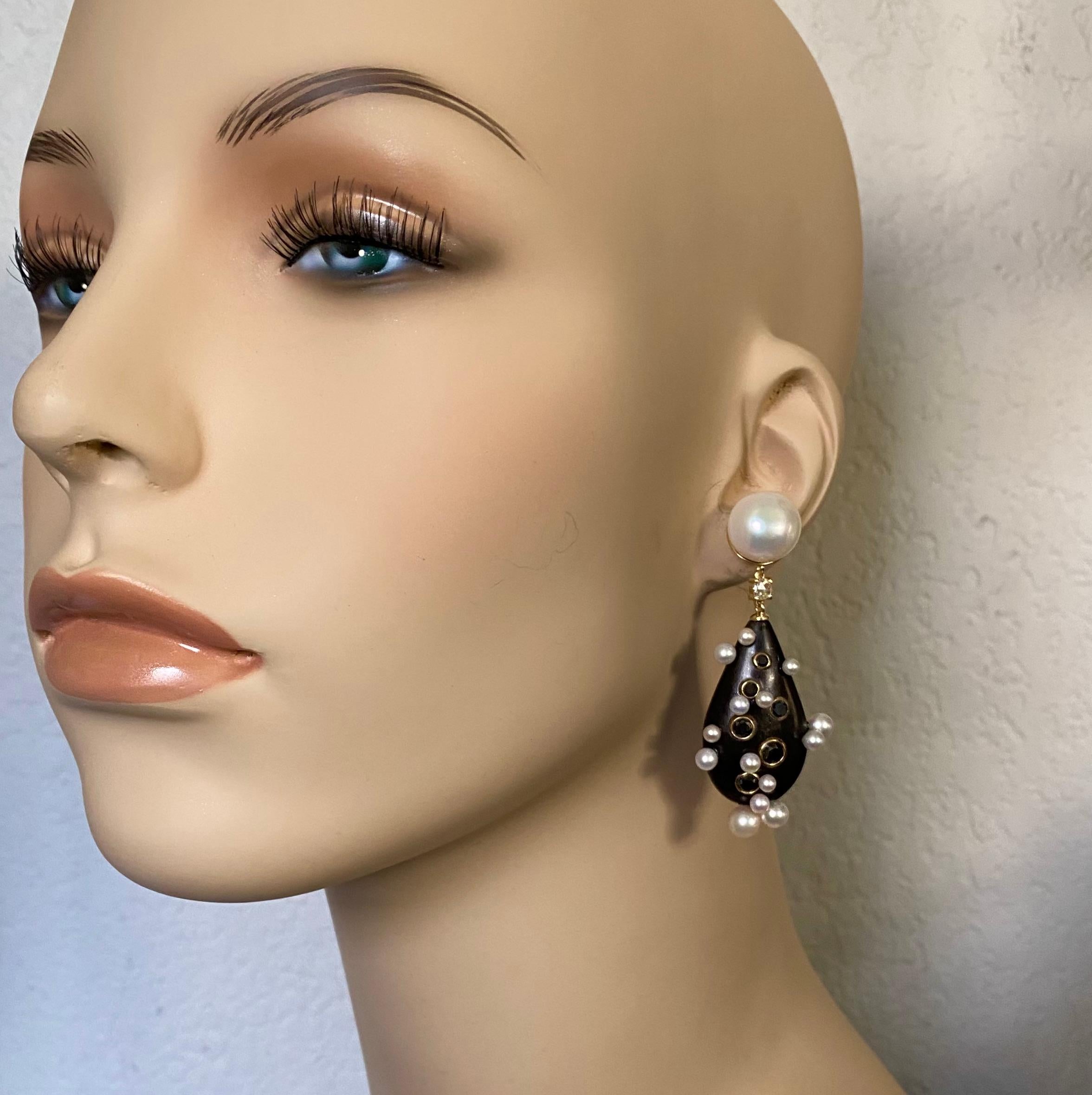 Mixed Cut Michael Kneebone Pearl Black Diamond Ebony 