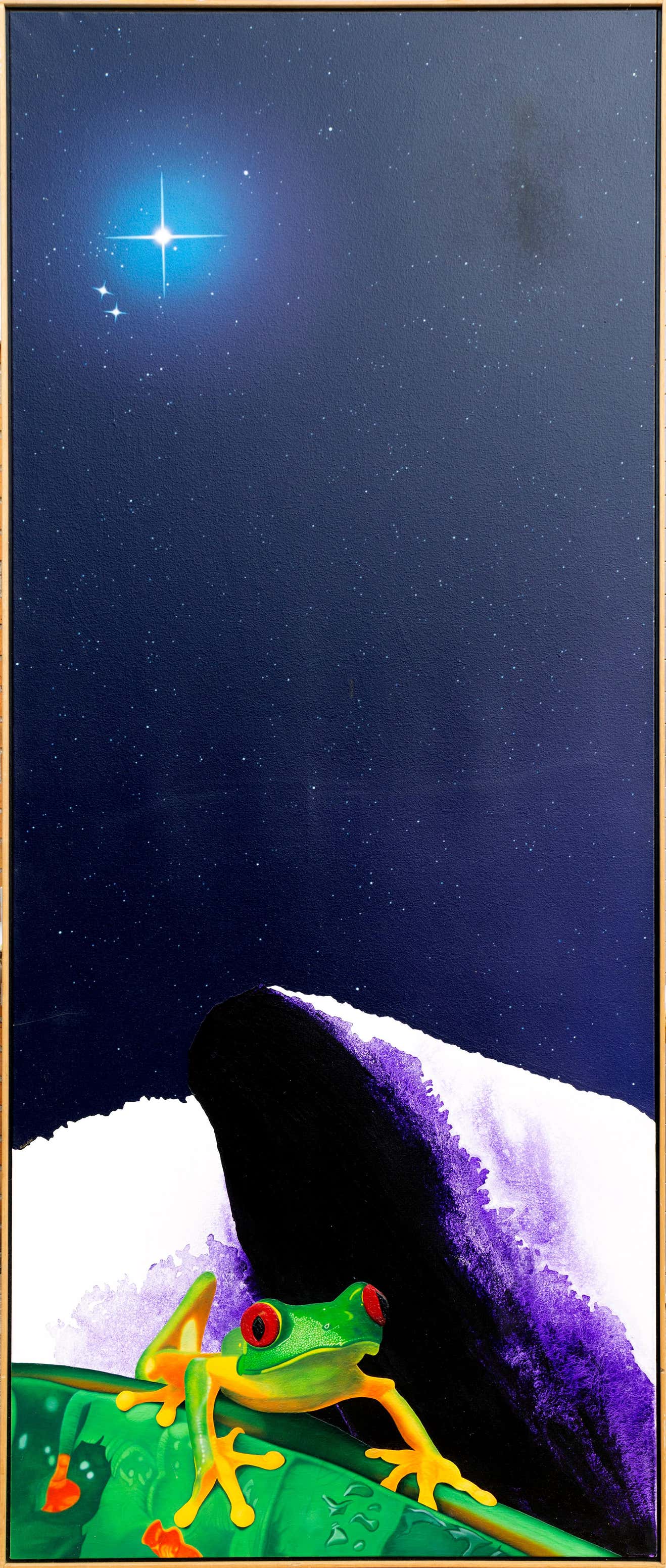 Michael Knigin - At His Peril, Pop Art Acrylic Painting by Michael ...