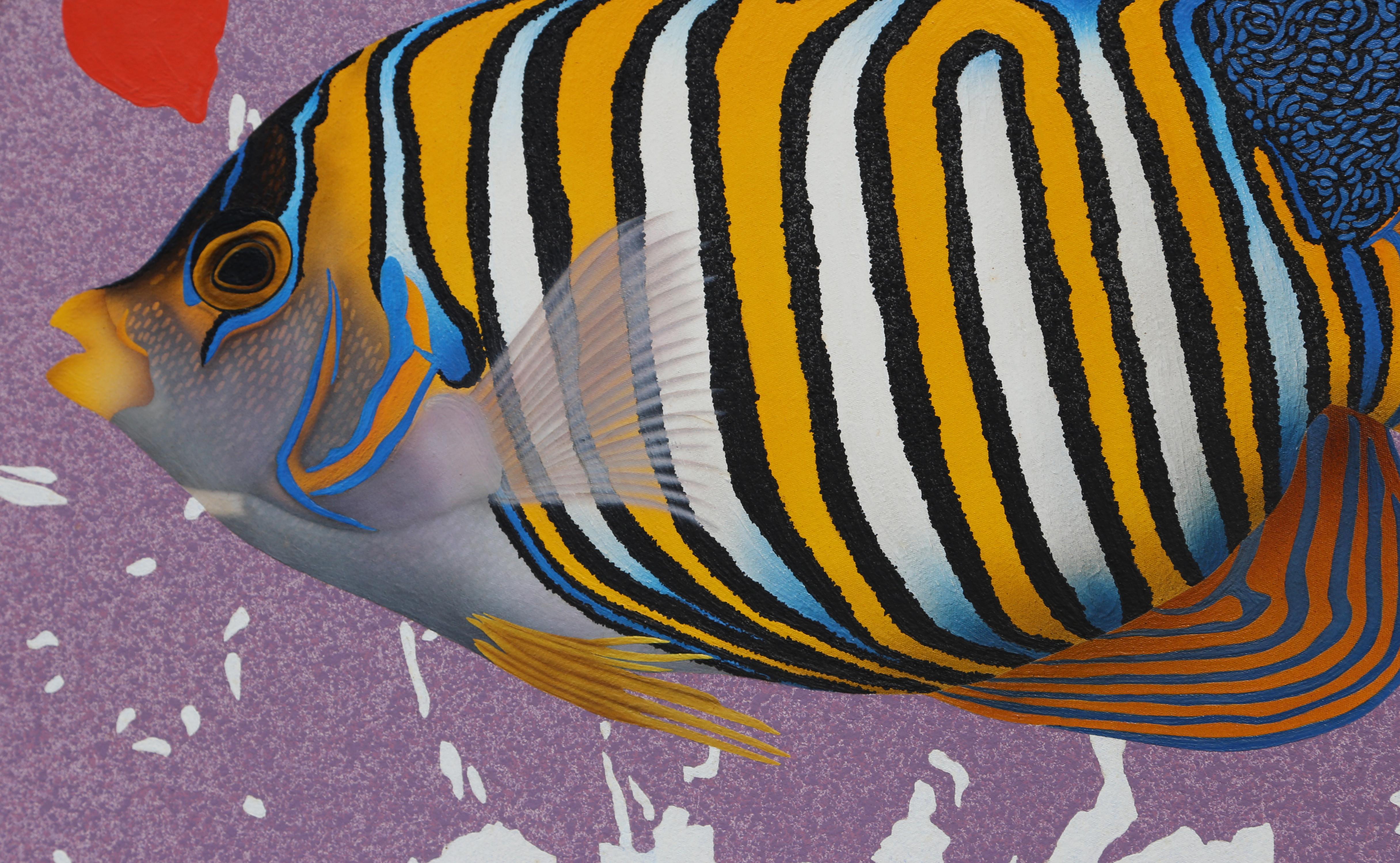 Amigo leal, pintura acrílica pop art de Michael Knigin en venta 1