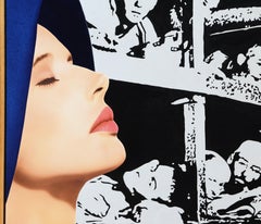 Peinture acrylique Pop Art de Michael Knigin « So Concerned »