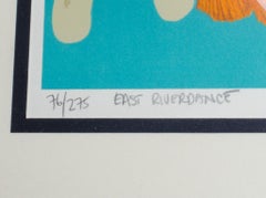 1978 Michael Knigin Impresión del horizonte de Manhattan