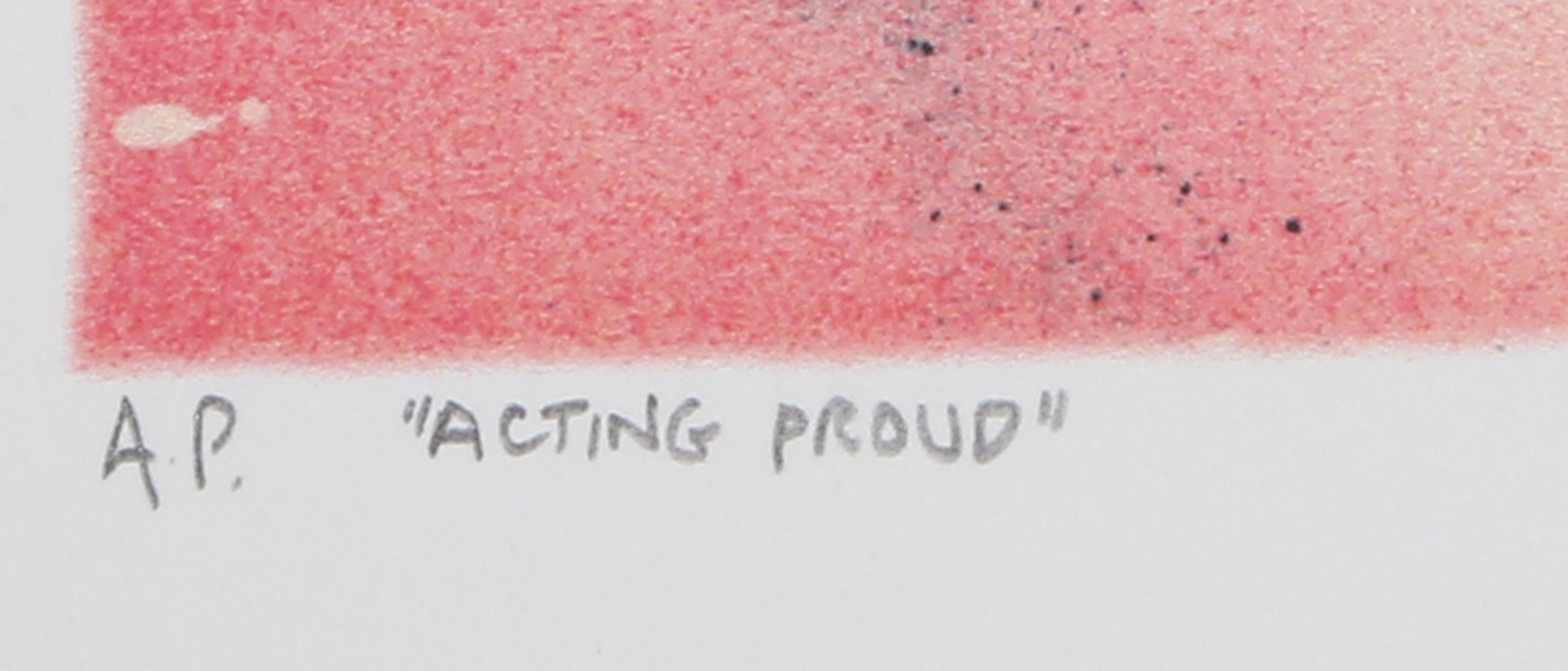 Impression giclée d'art nu « Acting Proud » de Michael Knigin en vente 1