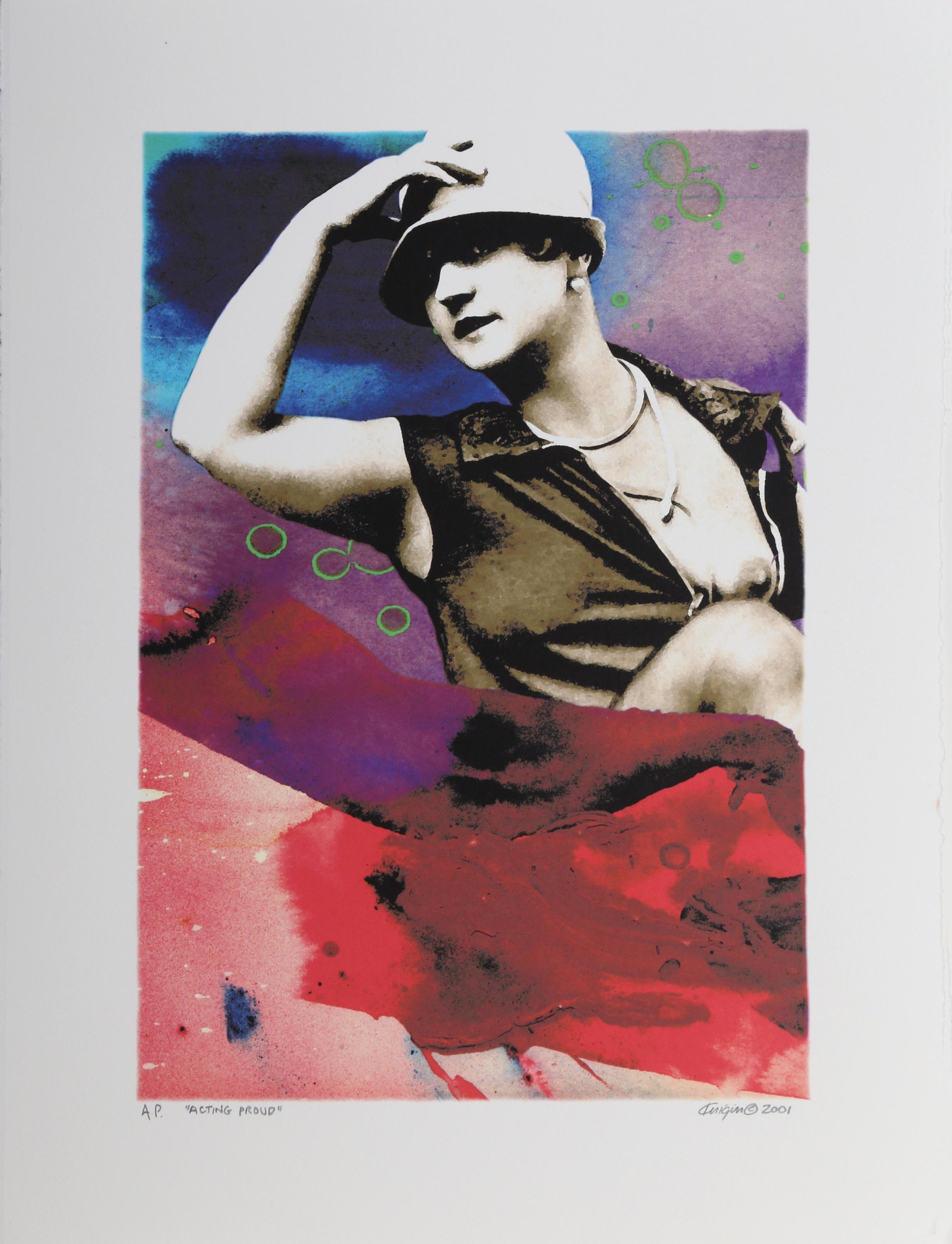 Acting Proud, Nude Art Giclee Print by Michael Knigin