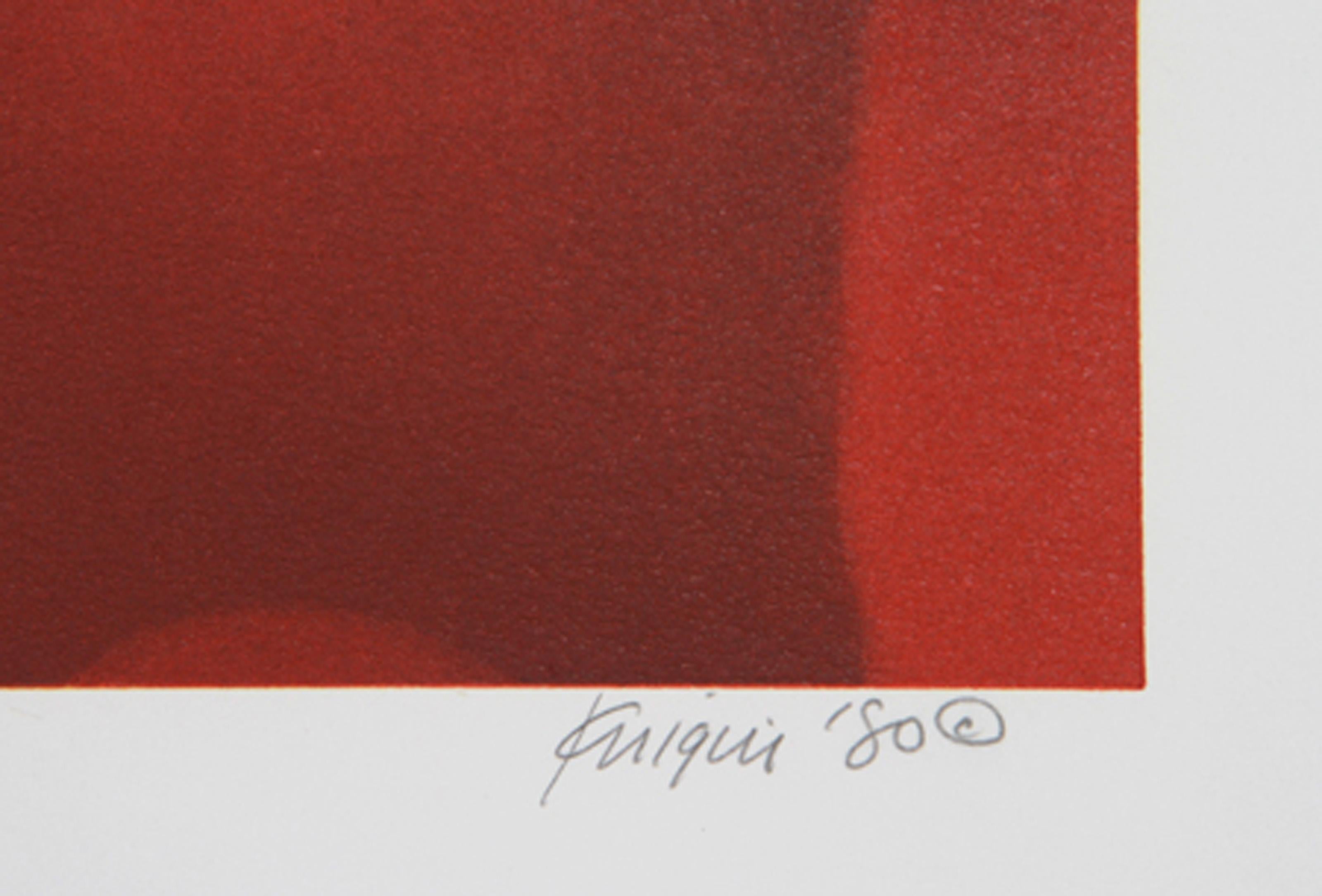 Advance notice, Nude Art Screenprint by Michael Knigin For Sale 1