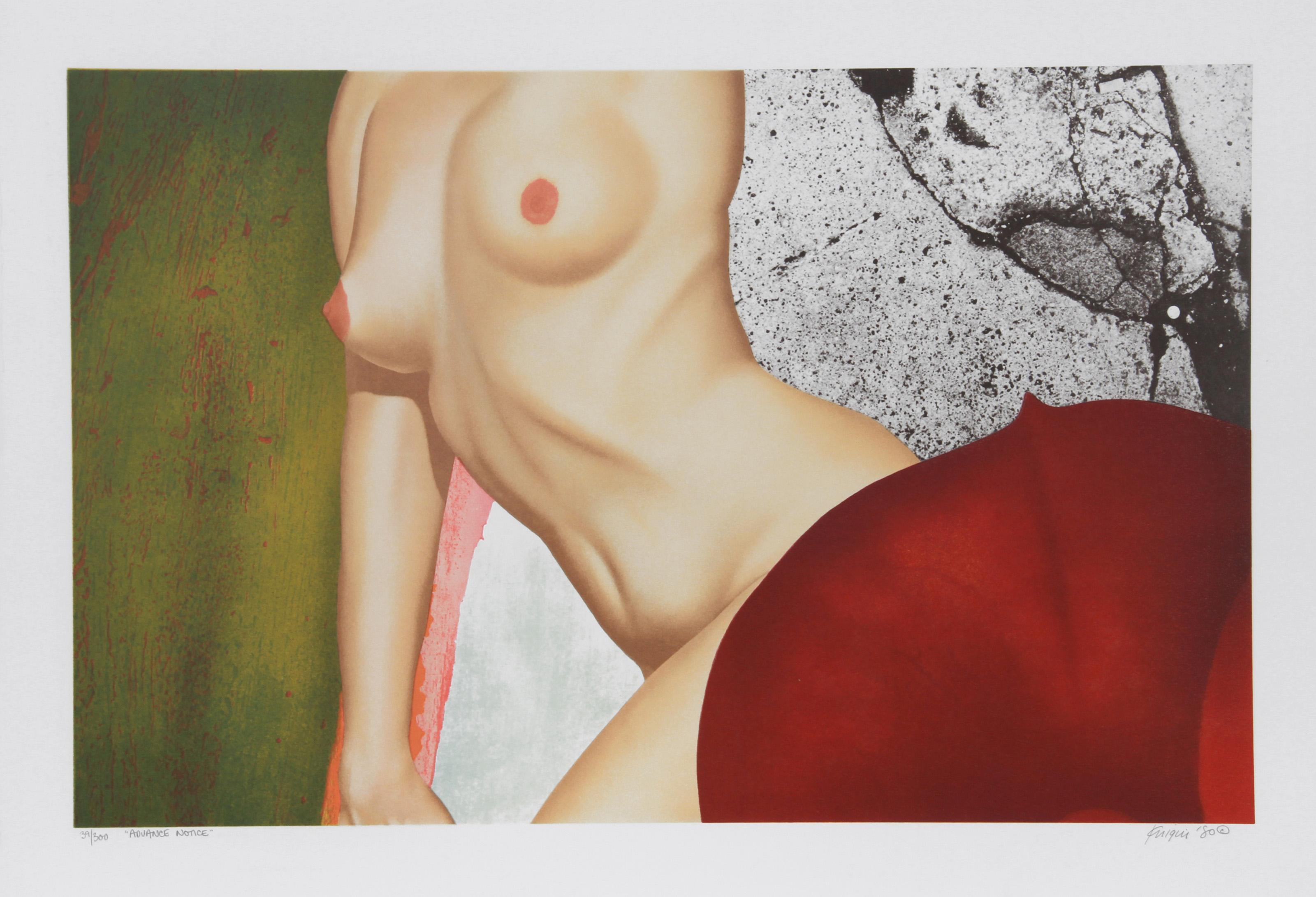 Anticipazione, Serigrafia d'arte nuda di Michael Knigin