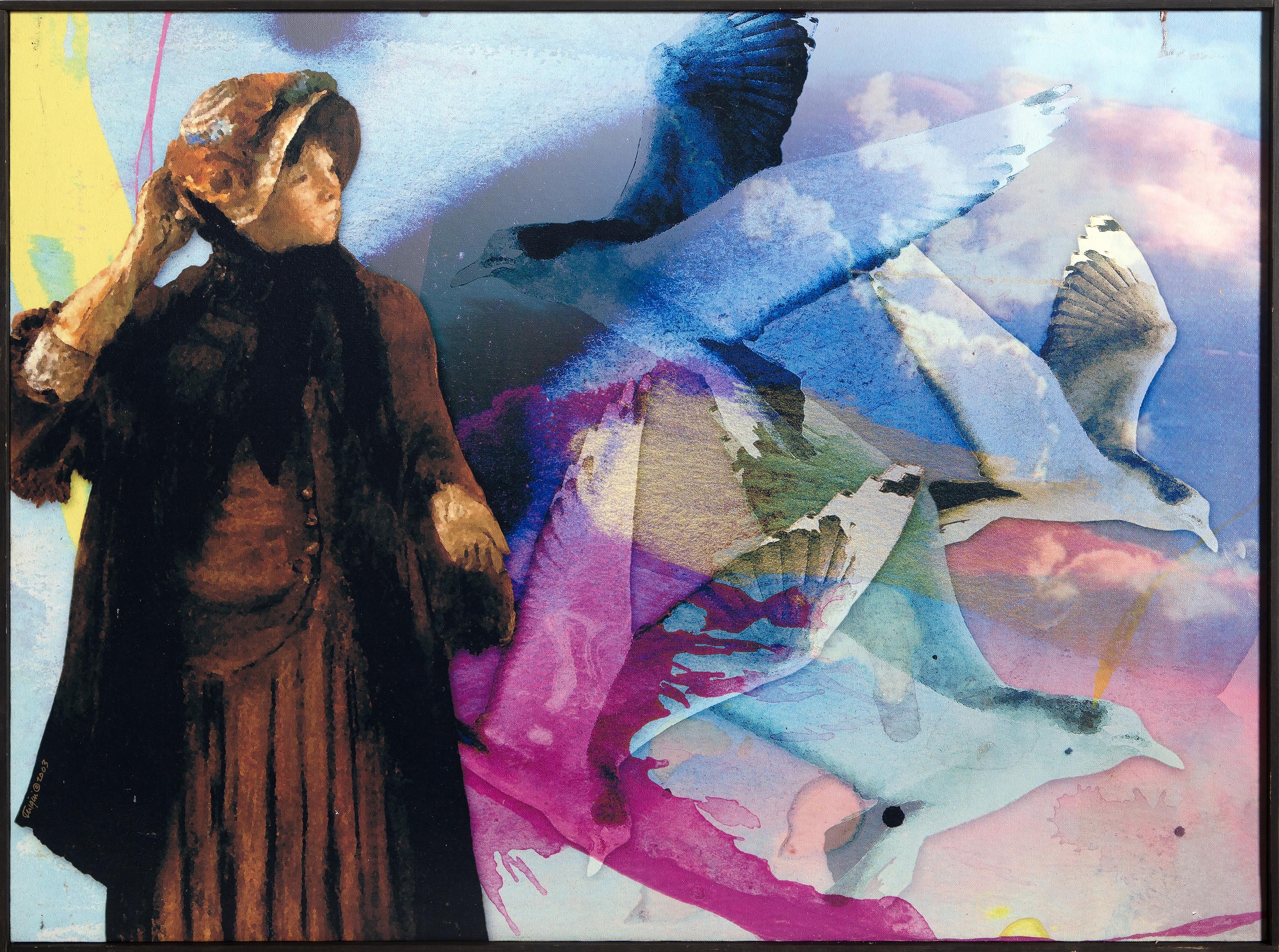 Michael Knigin, American (1942 - 2011) -  At the moment, Year: 2003, Medium: Chromogenic Print on Canvas mounted to board, signed and dated lower left and signed, titled, numbered and dated on verso, Edition: 9/60, Size: 24 x 32.5 in. (60.96 x 82.55