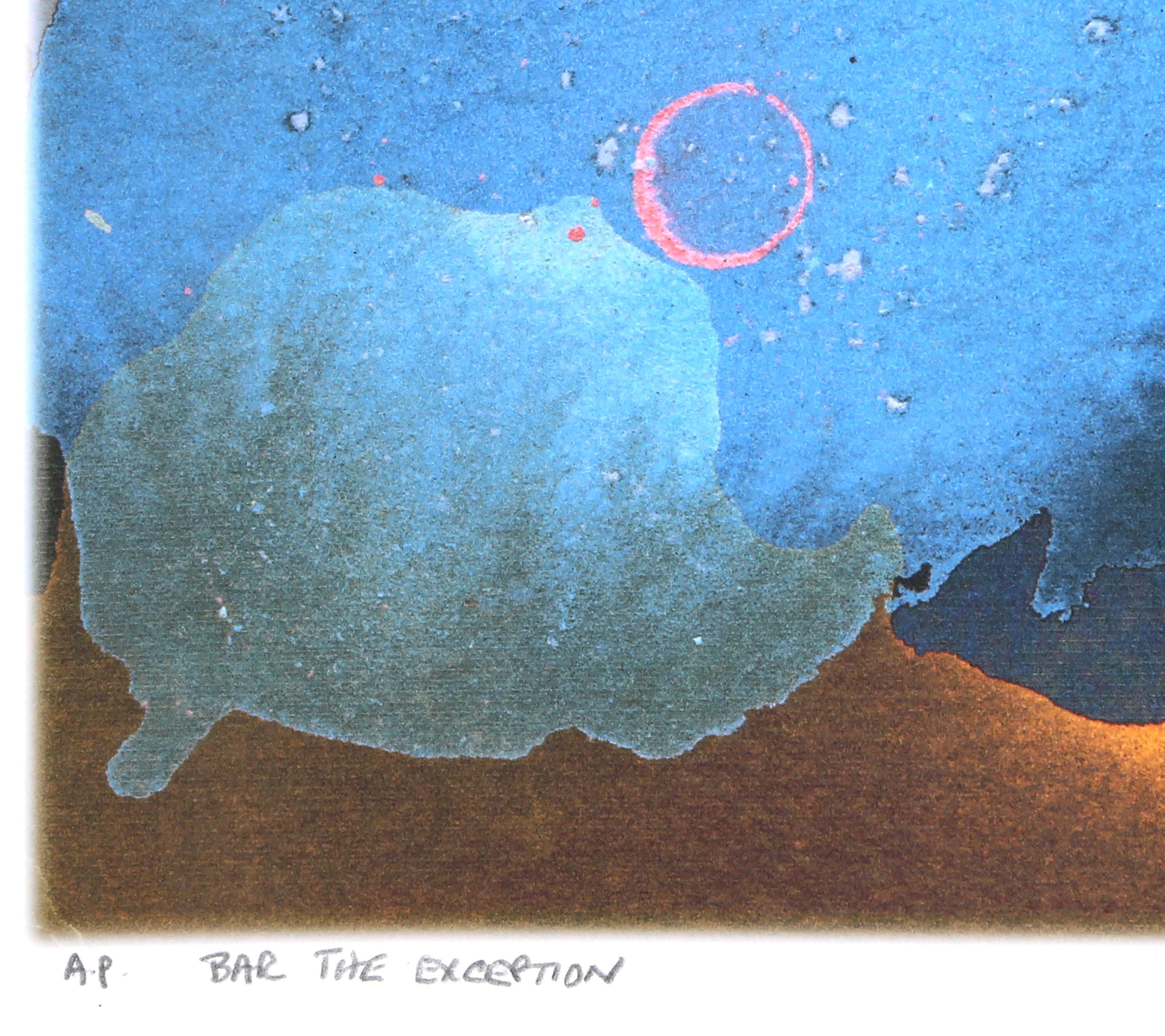 Bar the Exception, Abstract Art Giclee Print by Michael Knigin For Sale 1