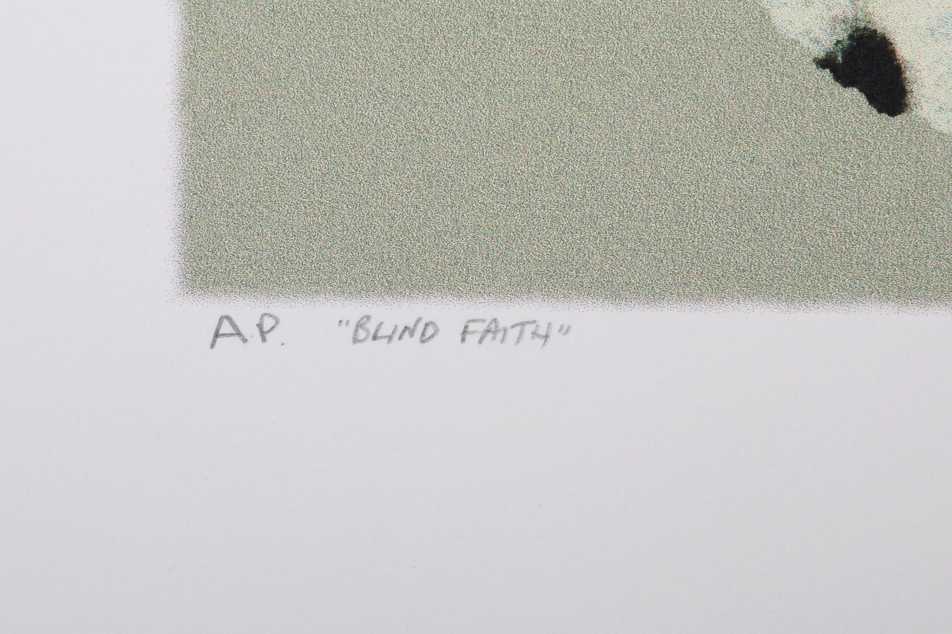 Blind Faith, Pop Art Screenprint by Michael Knigin For Sale 2