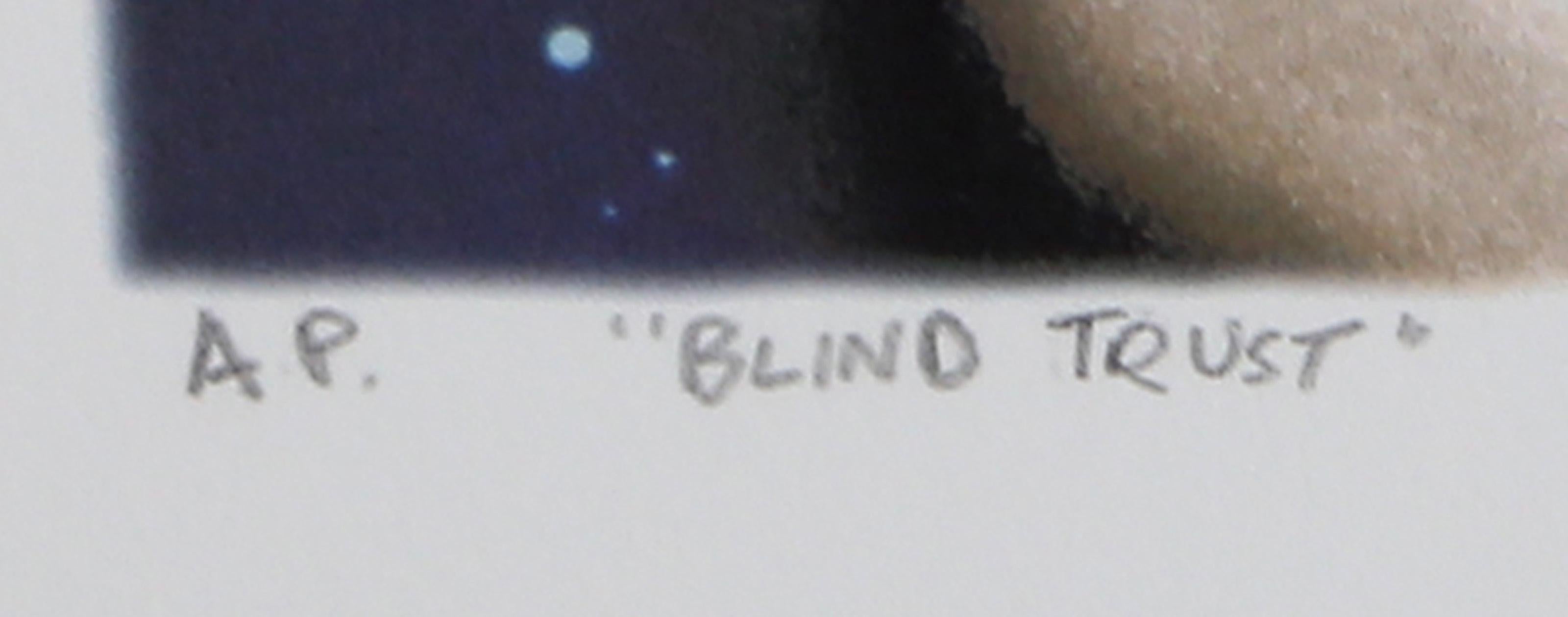 Blind Trust, Pop Art Giclee Print by Michael Knigin For Sale 3