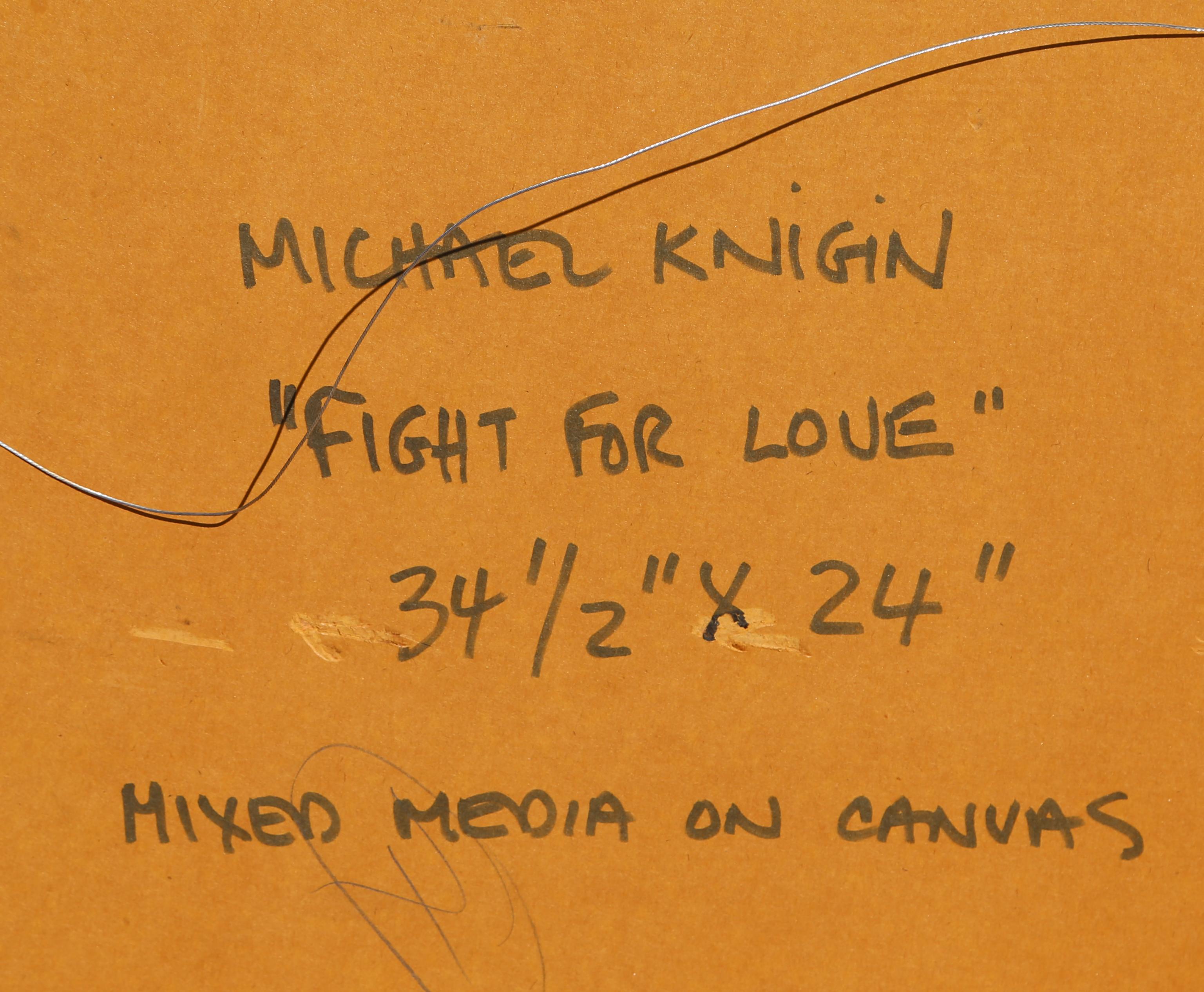 Combattre pour l'amour - Print de Michael Knigin