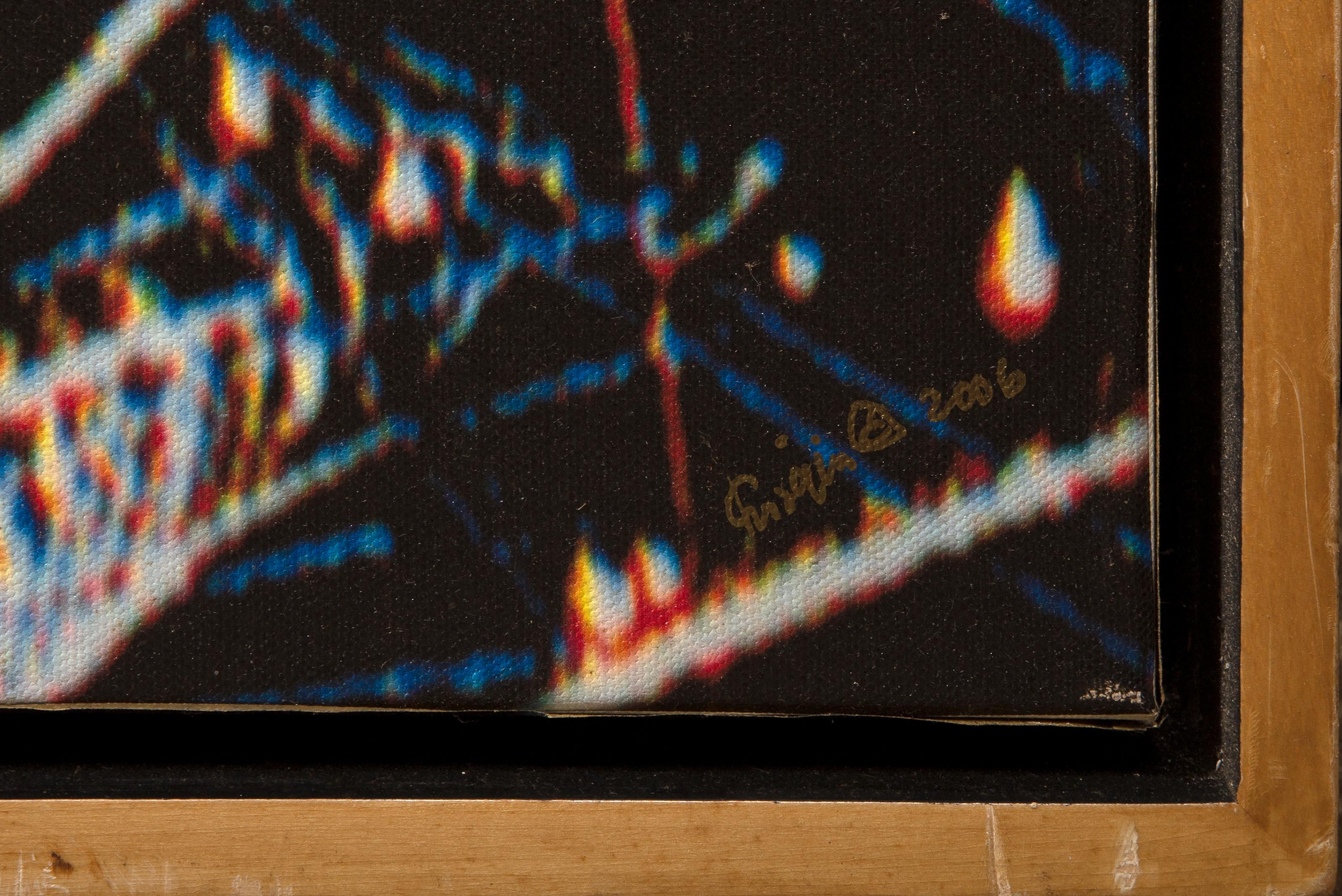 Fireworks CCXVII, Pop Art Chromogenic Print on Canvas by Michael Knigin For Sale 2