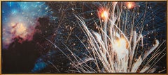 Fuochi d'artificio CCXVII, stampa cromogenica Pop Art su tela di Michael Knigin
