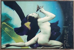 Forbidden Goal, Modern Chromogenic Print and Acrylic on Canvas by Michael Knigin