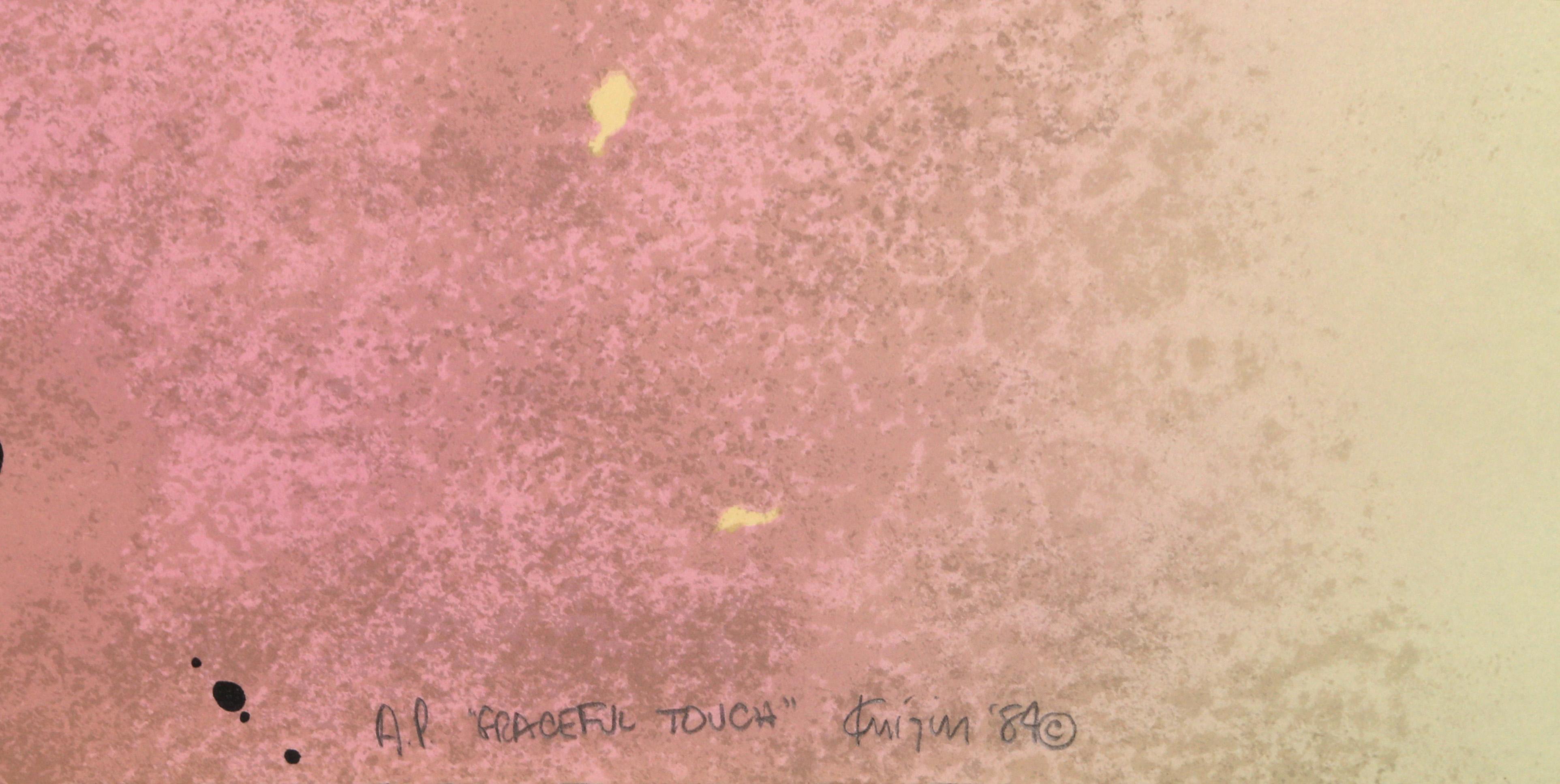 Graceful Touch I, Siebdruck von Michael Knigin im Angebot 2