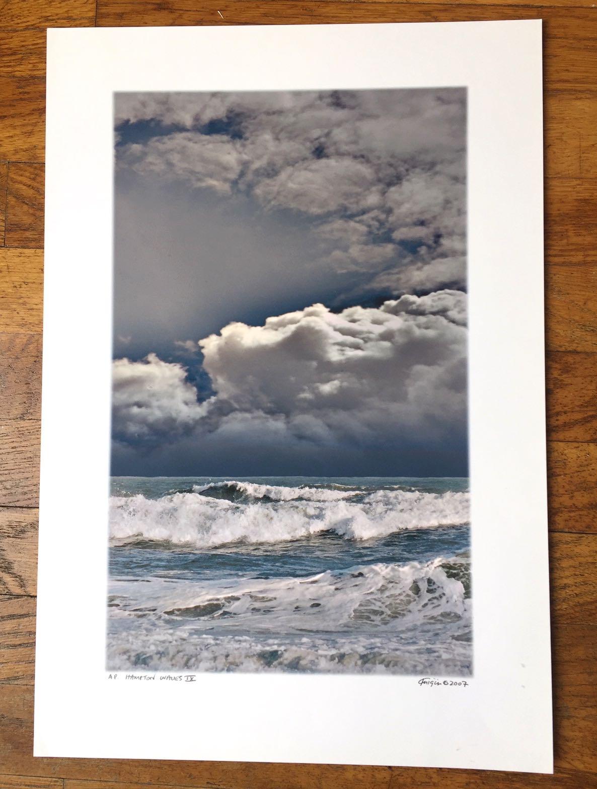 Michael Knigin Landscape Print - Hampton Waves IX