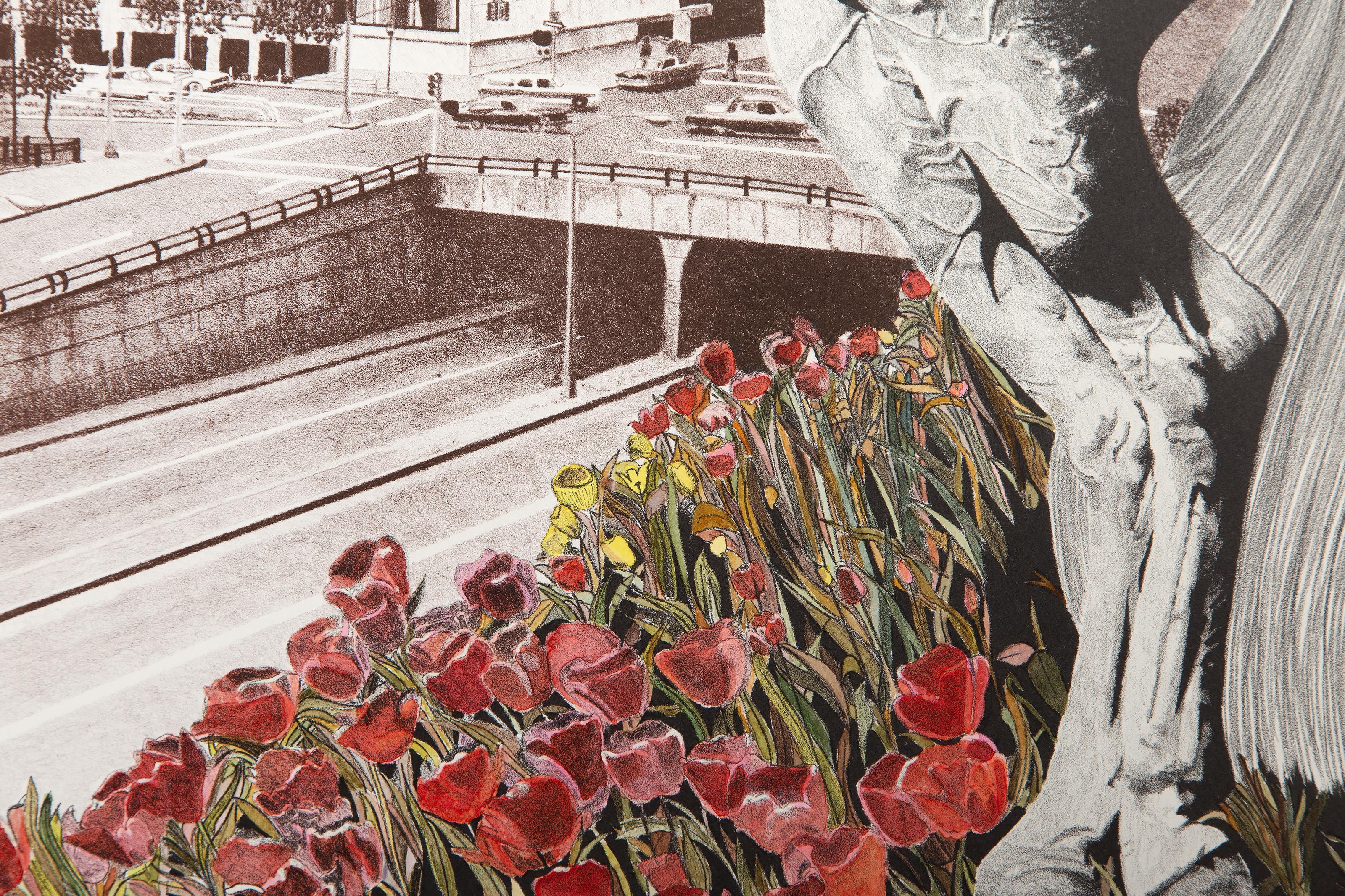 Manifest Destiny, sérigraphie Pop Art de Michael Knigin en vente 2
