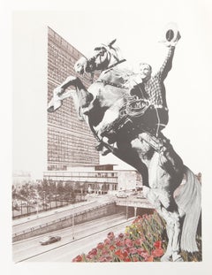 Manifest Destiny, Pop Art Screenprint by Michael Knigin
