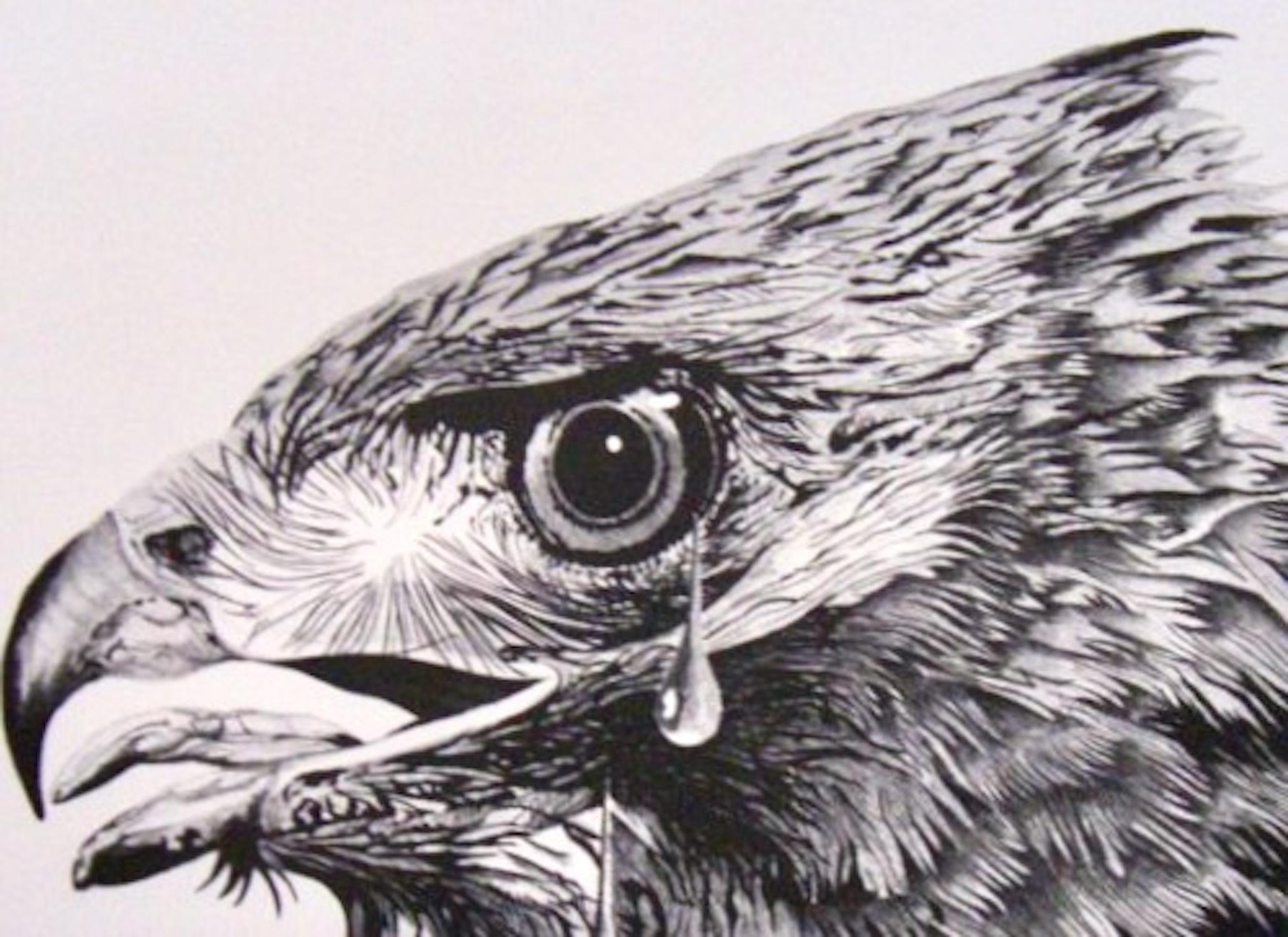 Michael Knigin, Golden Eagle, 1979, lithograph For Sale 3