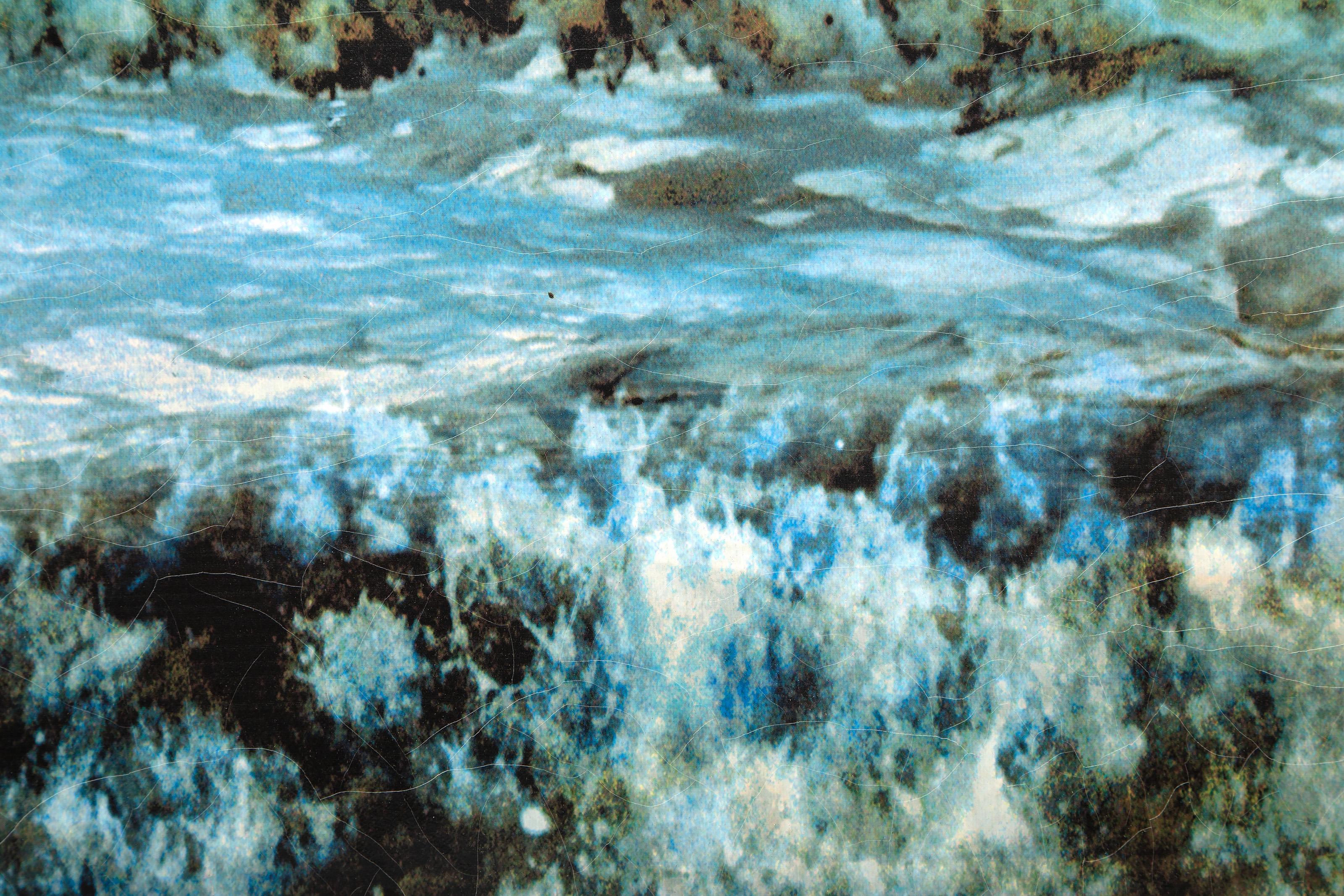 Montauk Waves XXXVX, Impresión cromogénica moderna sobre lienzo de Michael Knigin en venta 1
