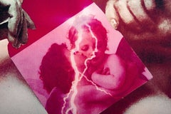 Secret Heart, Modern Chromogenic Print and Acrylic on Canvas by Michael Knigin