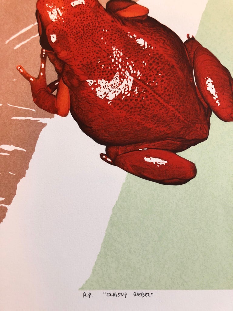 Michael Knigin Silkscreen Surrealist Pop Art Print Classy Rebel michael-knigin-silkscreen-surrealist-pop-art-print-classy-rebel