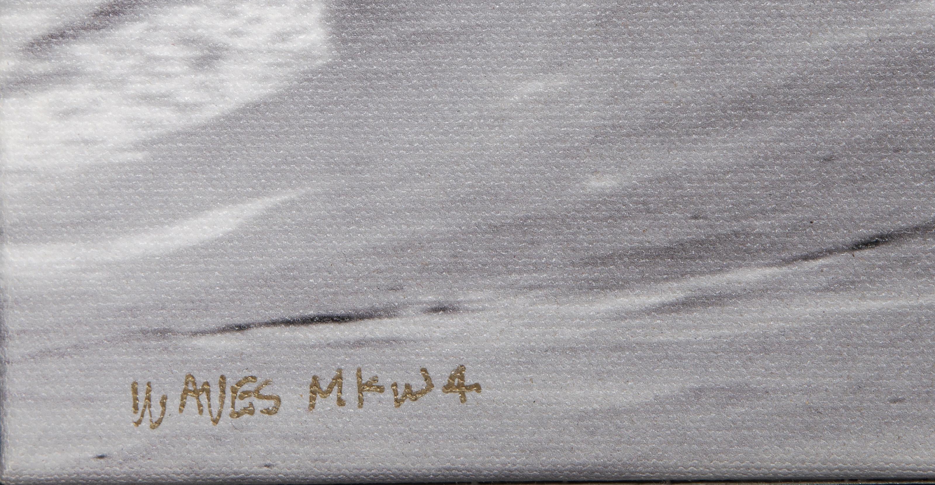 Waves MKW4, Pop Art Chromogenic Print on Canvas by Michael Knigin For Sale 2