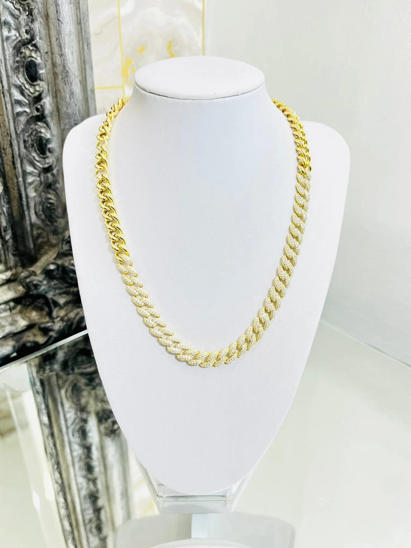 Rachel Koen 7.43Cttw Diamond Paper Clip Link Chain Necklace | Rachel Koen |  Buy at TrueFacet