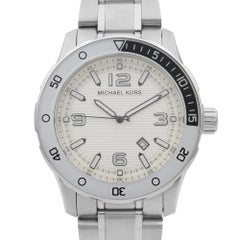 Michael Kors Stainless Steel Silver Dial Quartz Mens Watch MK7055