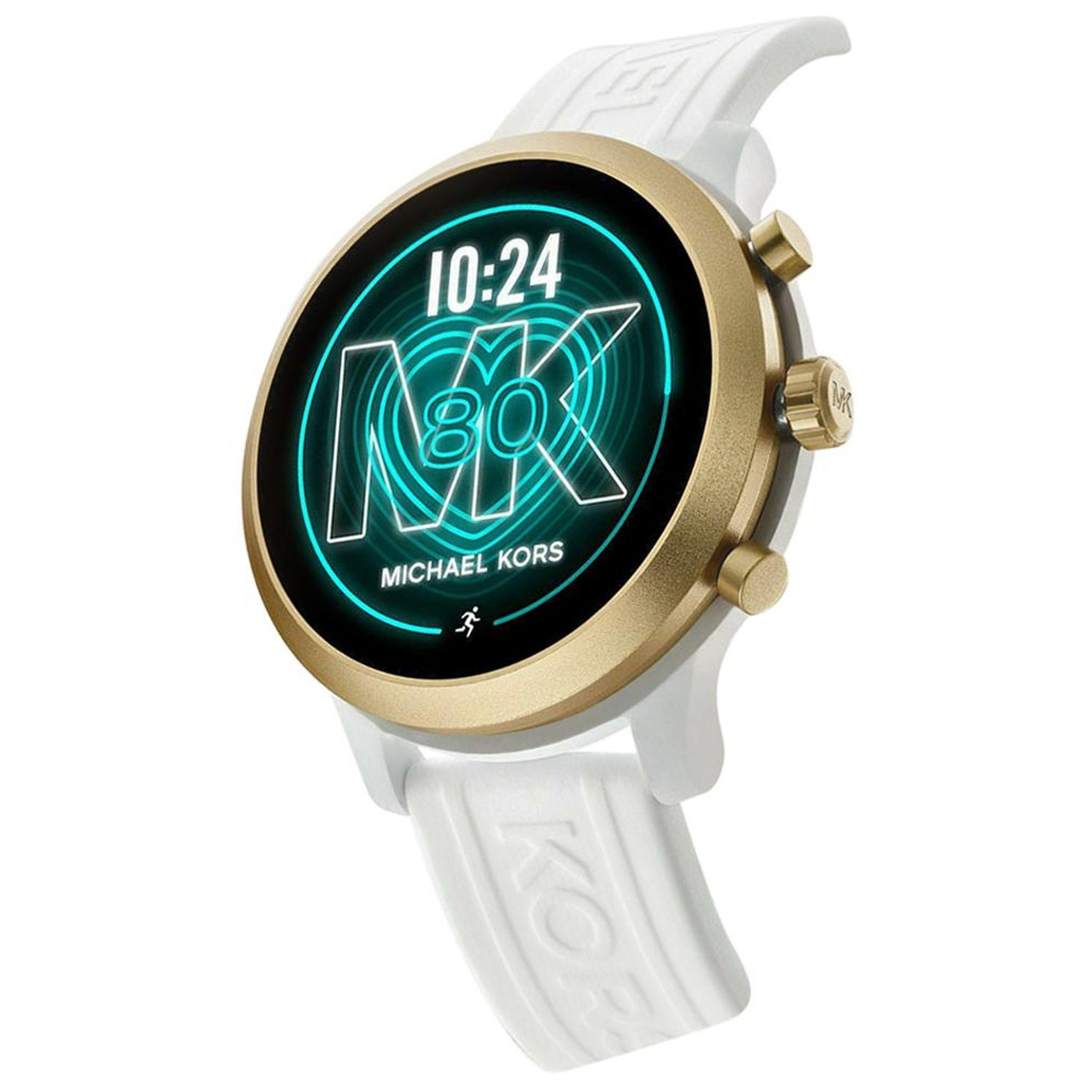 Michael Kors Access Gen 4 White Rubber Smartwatch MKT5071 at 1stDibs