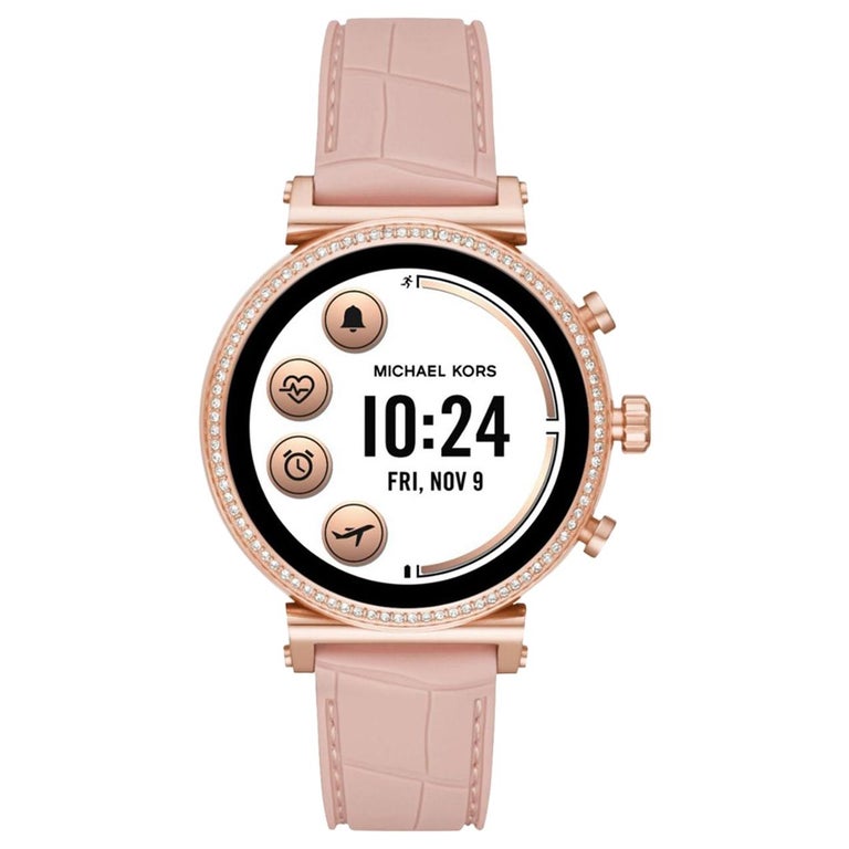 Michael Kors Access Sofie Steel Rose Gold-Tone Ladies Smartwatch MKT5068 at  1stDibs | michael kors ladies smart watch