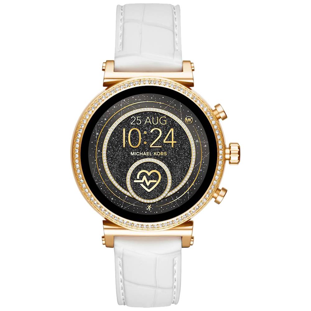 Michael Kors Access Sofie Steel White Band Ladies Touchscreen Smartwatch MKT5067