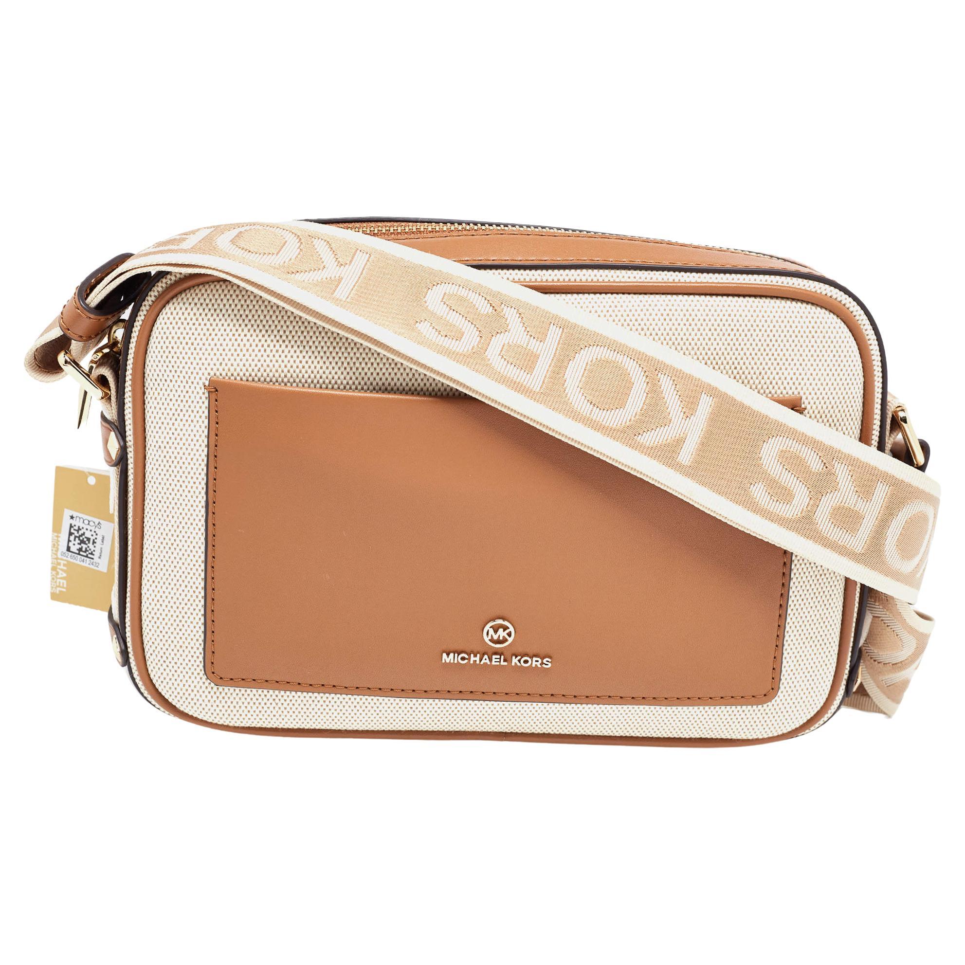 Mk tan crossbody bag clearance