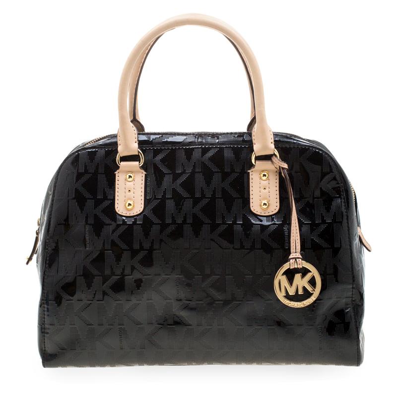 michael kors black satchel