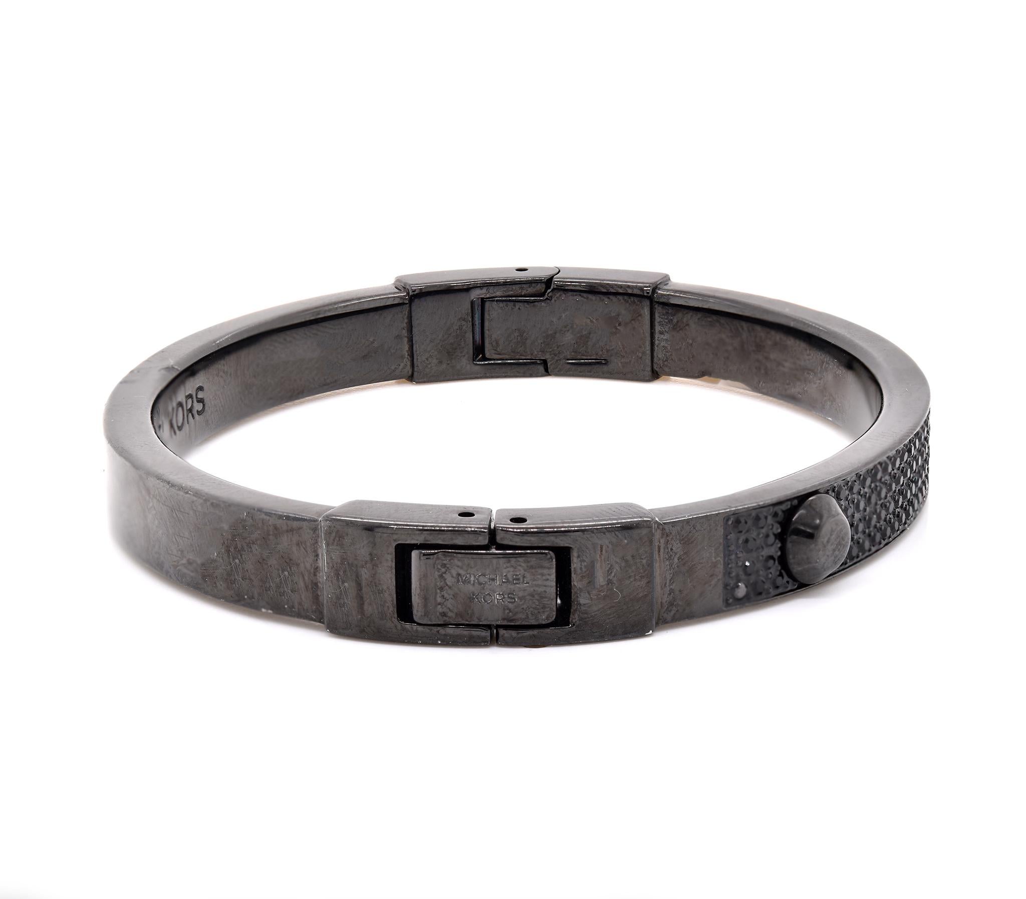 Michael kors bracelet black online