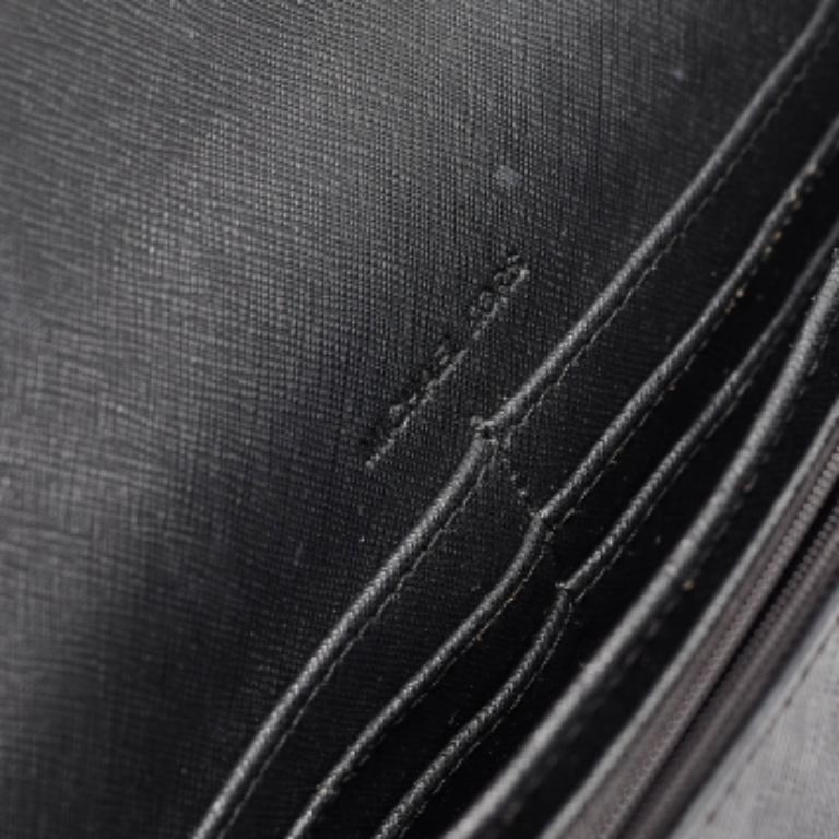 Michael Kors - Sac à bandoulière en cuir noir Jet Set en vente 4