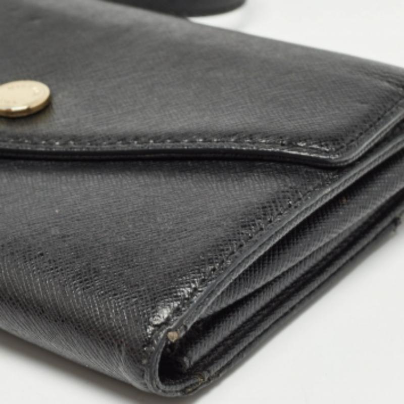 Michael Kors - Borsa a tracolla in pelle nera con mini busta in vendita 1