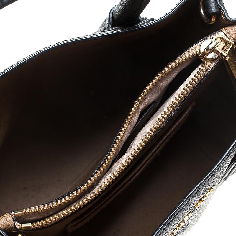 Michael Kors Black Leather Mini Mercer Tote 3