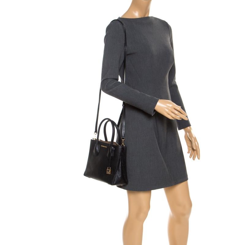 michael kors mini tote bag black