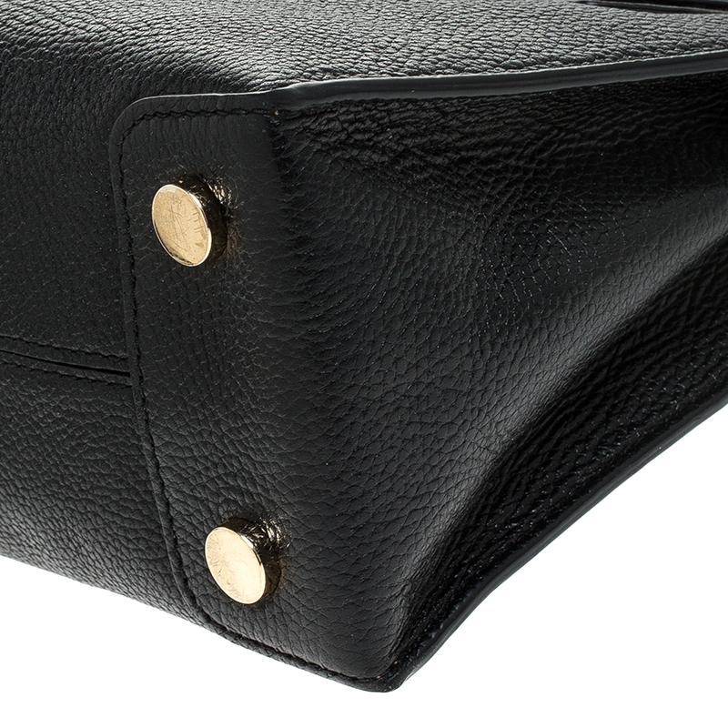 Michael Kors Black Leather Mini Mercer Tote 2