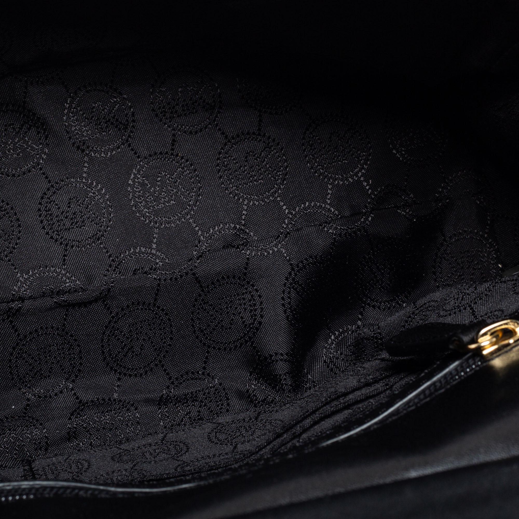 Michael Kors Black Leather Small Marlow Top Handle Bag 3